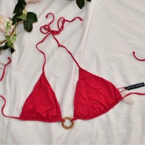 Ralph Lauren Bikini Top with Bamboo Circle